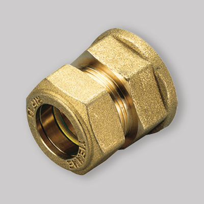 RACCORDO DIRITTO FEMMINA CON O-RING GIALLO TIEMME 16 x 1/2"