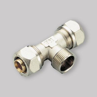 TEE MASCHIO A COMPRESSIONE PER MULTISTRATO TM 20x3/4"x20