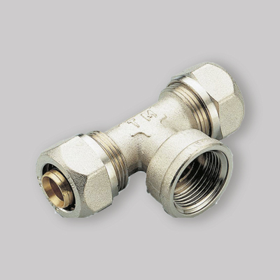 TEE FEMMINA A COMPRESSIONE PER MULTISTRATO TM 26x1"x26