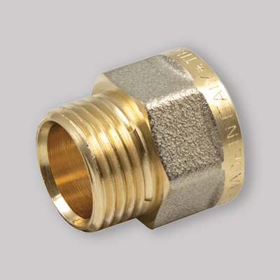 RACCORDO DIRITTO FEMMINA A COMPRESSIONE WATERBLOCK TM G1/2" - 1/2" x 16