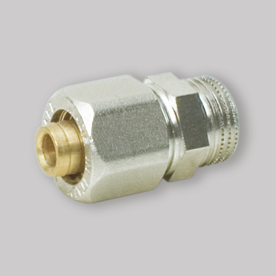 RACCORDO DIRITTO MASCHIO A COMPRESSIONE PER MULTISTRATO APE 26x1"