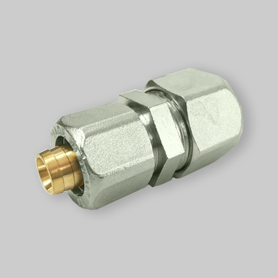 RACCORDO DOPPIO RIDOTTO A COMPRESSIONE PER MULTISTRATO APE 20x16