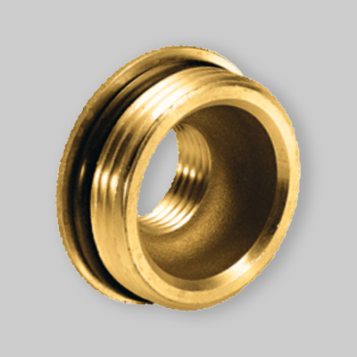 TAPPO MASCHIO CON FORO FILETTATO E O-RING 3/4" x 1/2"