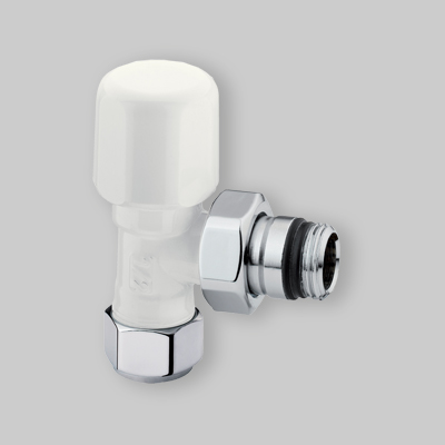 VALVOLA D'ARREDO A SQUADRA BIANCA ARTECLIMA 1/2" x 24 - 19