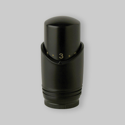 TESTA TERMOSTATICA 310NO NERO OPACO ARTECLIMA 30x1,5