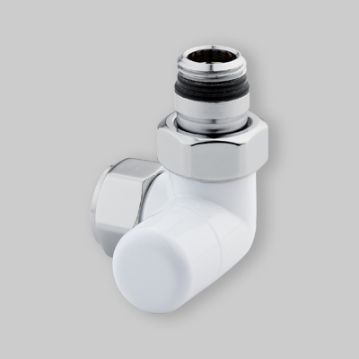 DETENTORE D'ARREDO AD ANGOLO DX BIANCO ARTECLIMA 1/2" x 24 - 19