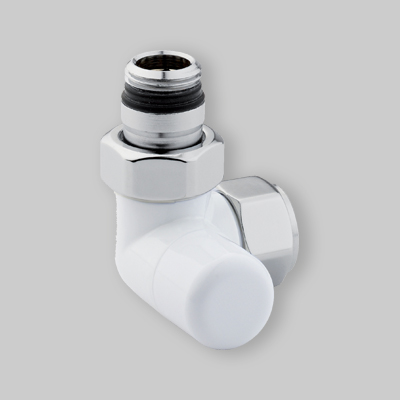 DETENTORE D'ARREDO AD ANGOLO SX BIANCO ARTECLIMA 1/2" x 24 - 19