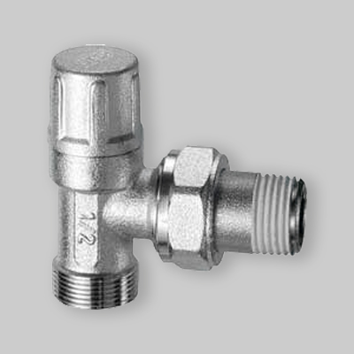 DETENTORE A SQUADRO PER TUBO RAME PLASTICA MULTISTRATO FAR 3/8" x 24-19