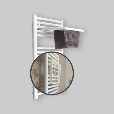 STENDINO PER TERMOARREDO RICHIUDIBILE 330 x 490 x 4 mm Bianco