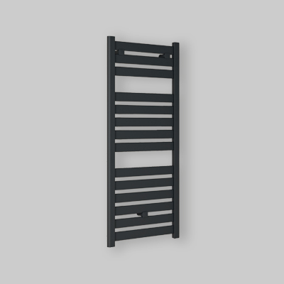 TERMOARREDO CAPRI DIRITTO NERO OPACO RAL 9005 1150 x 500 Int.450