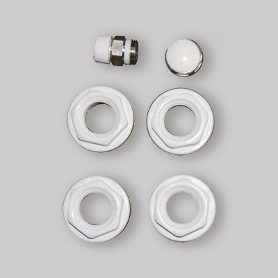 KIT TAPPI MADE IN ITALY PER RADIATORI 1" x 1/2"