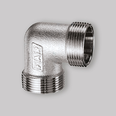 GOMITO DOPPIO MONOCONO CROMATO FAR 24 x 19