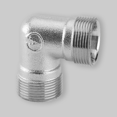 RACCORDO CURVO DOPPIO CROMATO ARTECLIMA 24 x 19