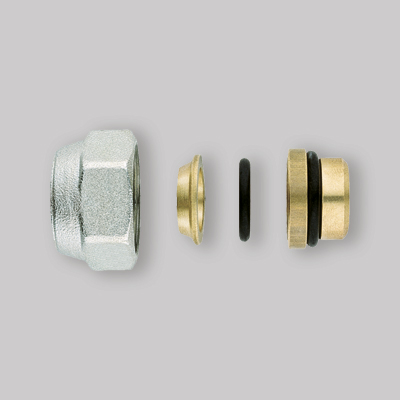 RACCORDO PER TUBO RAME A TENUTA O-RING SERIE ITALIA 1/2"x10