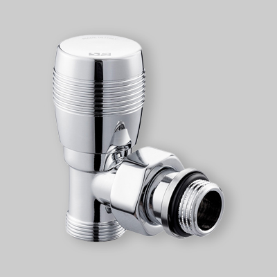 VALVOLA AD ANGOLO SERIE PLANET cromo 1/2" x 24/19
