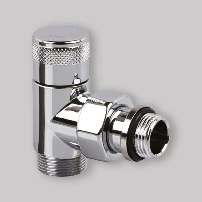 DETENTORE AD ANGOLO SERIE TONDERA Cromo 1/2" x 24/19