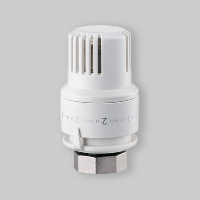 TESTA TERMOSTATICA CON SENSORE A LIQUIDO Bianca