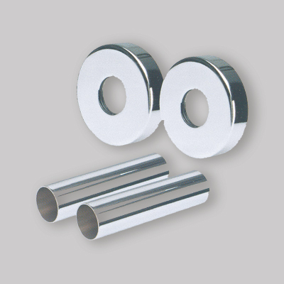 KIT COPRITUBO TONDO CROMO L.70 x Ø10-16
