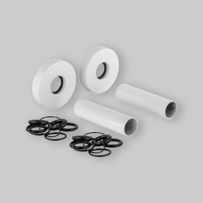 KIT COPRITUBO TONDO BIANCO L.70 x Ø10-16
