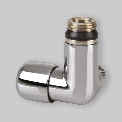 DETENTORE AD ANGOLO DX "DAFNE" CROMO 1/2" - 24 x 1.5