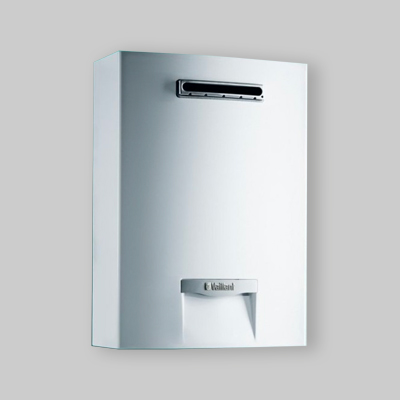 SCALDABAGNO A GAS CAMERA APERTA "OUTSIDE MAG" VAILLANT 17 GPL