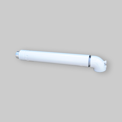 TERMINALE ANTIVENTO CON CURVA 90° PER SCALDABAGNO VAILLANT 60-100