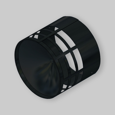 GRIGLIA PER SCARICO IN NYLON Ø 80