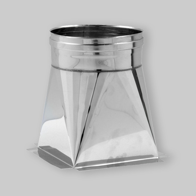 TRAMOGGIA INOX MONOPARETE 300 x 300 tubo Ø 250