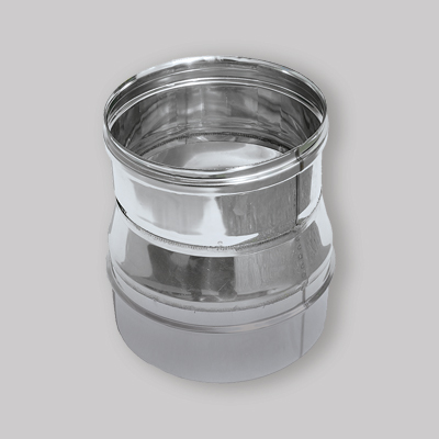 RIDUZIONE INOX MONOPARETE F/M 130x140