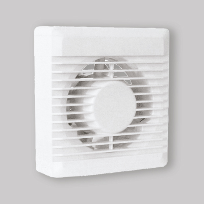 ASPIRATORE ELETTRICO Ø 100  Bianco