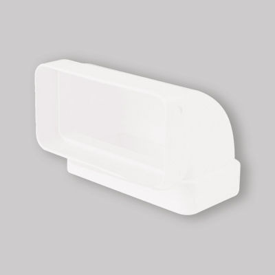 GOMITO 90° RETTANGOLARE VERTICALE 55 x 110 mm
