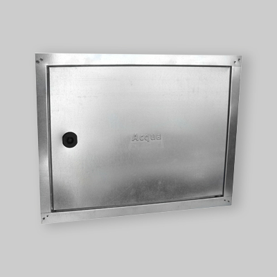 SPORTELLO PER CONTATORE ACQUA ZINCATO 300 x 400 x 20 mm