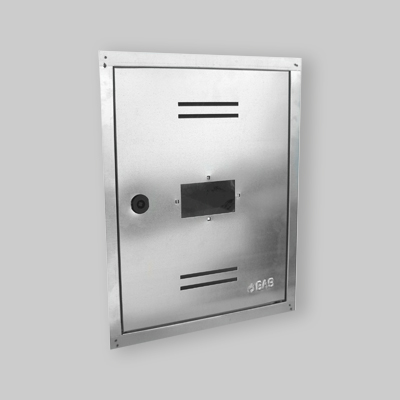 SPORTELLO PER CONTATORE GAS ZINCATO 450 x 350 x 20 mm