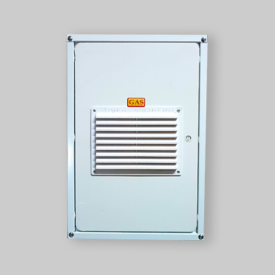 CASSETTA CONTATORE GAS CON SPORTELLO IN  VETRORESINA 31,5 x 46,5 x 24 cm
