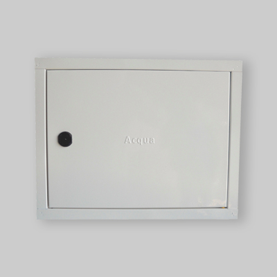 SPORTELLO PER CONTATORE ACQUA PREVERNICIATO BIANCO 400 x 500 x 20 mm