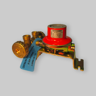 MINICENTRALINA 2 ATTACCHI CON REGOLATORE   Kg 10 con regolatore BP 2205