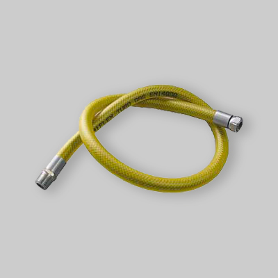 FLESSIBILE GAS CON GUAINA M/F PER CUCINA cm 100