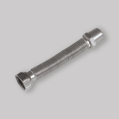 FLESSIBILE INOX PER ACQUA M/F 1" 220÷420 mm