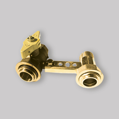 MENSOLA CON RUBINETTO PER CONTATORE GAS 1"1/4 x 3/4"