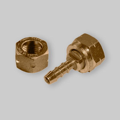 RACCORDO PORTAGOMMA FEMMINA CON GIRELLO 1/2" Gpl