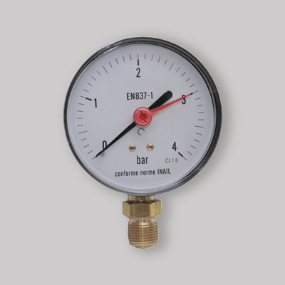 MANOMETRO Ø 52 ATTACCO RADIALE G 1/4" Scala 0÷6 Bar