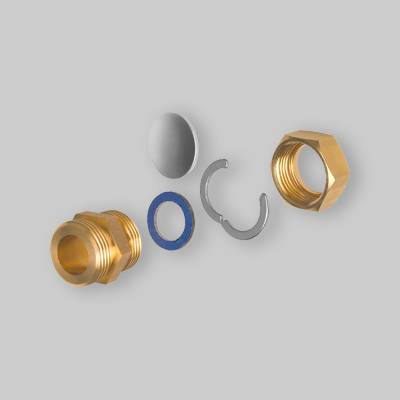 RACCORDO SOLARE MASCHIO AUTOCARTELLANTE GEMINI Dn 20 x M 1"