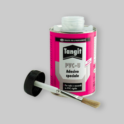 ADESIVO PER PVC "TANGIT" IN BARATTOLO CON PENNELLO 250 gr