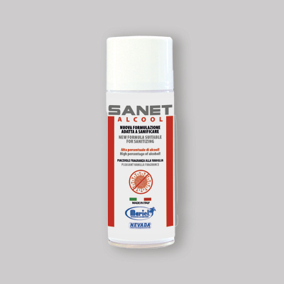 IGIENIZZANTE SPRAY A BASE ALCOLICA SANET ALCOOL 400 ml