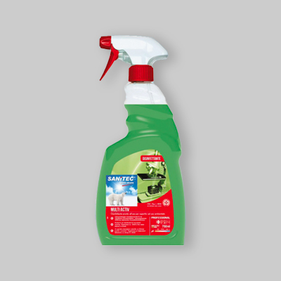 SGRASSATORE DISINFETTANTE A BASE ALCOLICA MULTIACTIVE SPRAY 750 ml