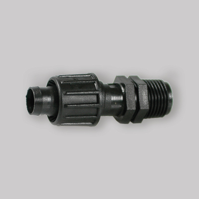 RACCORDO CON FILETTO MASCHIO PER TAPE E ALA LEGGERA 3/4" x 16
