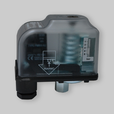PRESSOSTATO PER IMPIANTI DI RISCALDAMENTO A RIARMO MANUALE 1/4