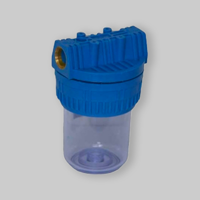 FILTRO MEDIO 3 PEZZI VUOTO 5" attacco 1/2"