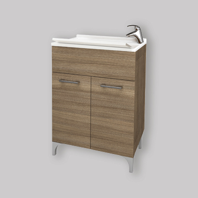 LAVATOIO 60 ROVERE FUMO L. 60 x P. 50 x H. 83 cm