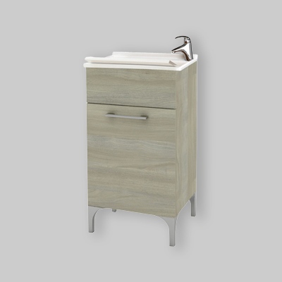 LAVATOIO 45 ROVERE GRIGIO L.45 x P.50 x H.83 cm